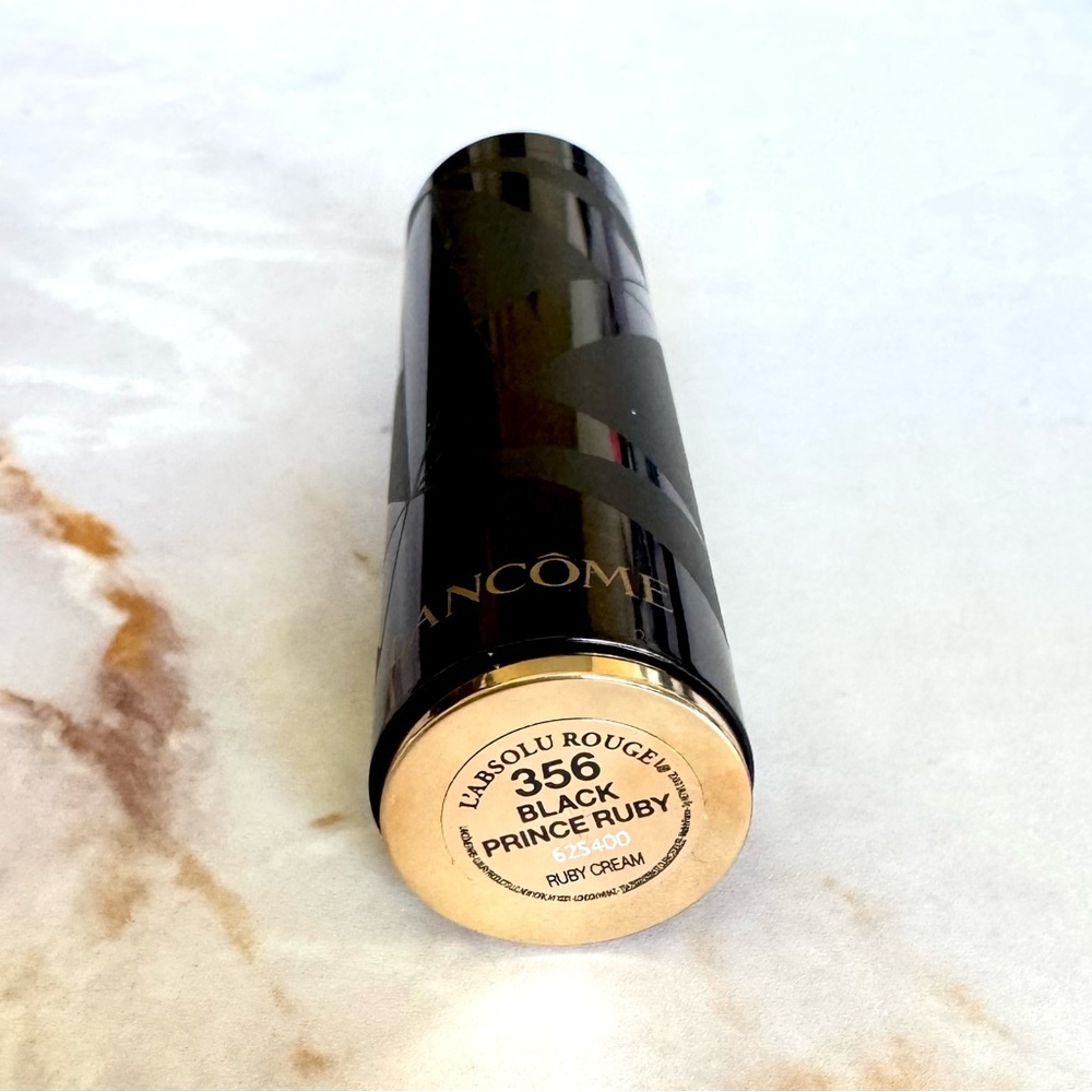 Lancome L'Absolu Rouge 356 Black Prince Ruby Ruby Cream Lipstick (bright red) - Picture 3 of 3
